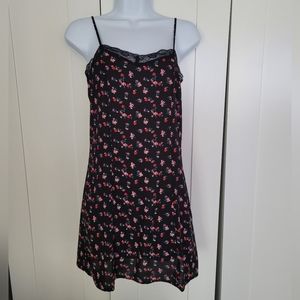 NWOT Sexy Cute Floral Lace Chiffon Slip Dress Divided H&M Size 2 / 0